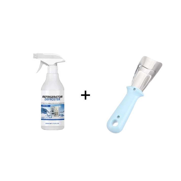 🥳2026 HOT SALE🥳💞50K+ SOLD!❄️💨 50% OFF! Rapid Refrigerator Defroster Spray – Instant frost melting, no scraping. Food safe, easy spray. Save time & energy. 🧊✨