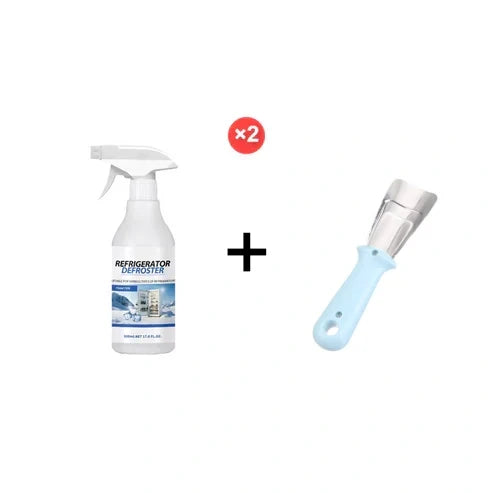 🥳2026 HOT SALE🥳💞50K+ SOLD!❄️💨 50% OFF! Rapid Refrigerator Defroster Spray – Instant frost melting, no scraping. Food safe, easy spray. Save time & energy. 🧊✨