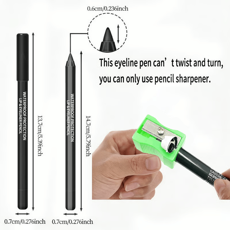 ⏳Time-Limited Special⏰14-Pack Waterproof Colored Gel Eyeliner Pencil – Metallic & Shimmer Finishes, Smudge-Proof