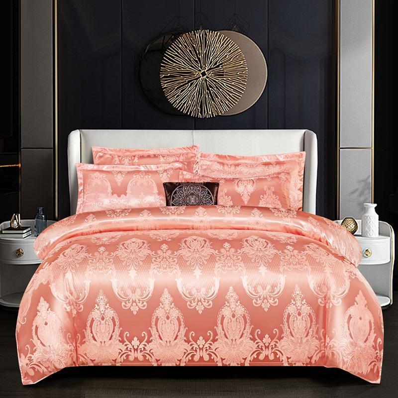 Luxury Satin Jacquard Bedding 4-piece-Set