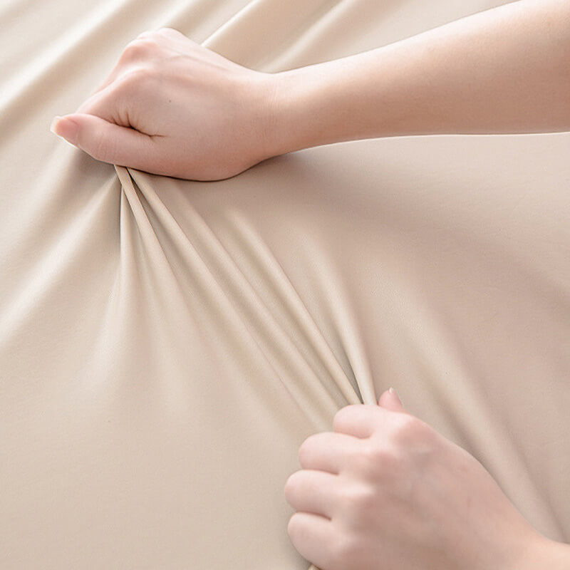 Minimalist Style Waterproof & Oil-proof All-inclusive PU Leather Elastic Tablecloth