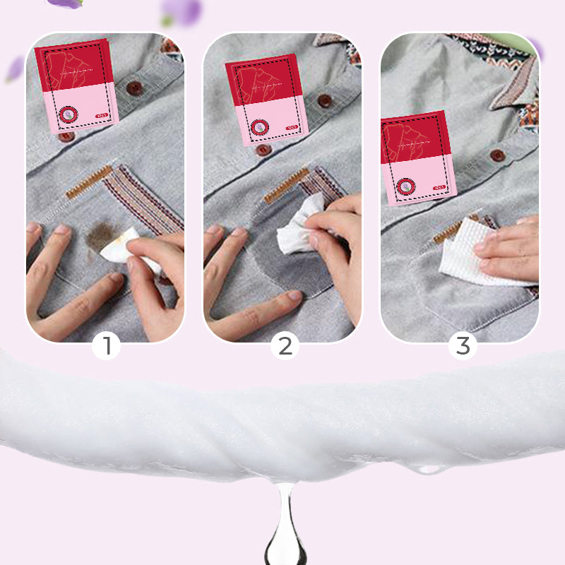 💥Buy 3 Get 7 Free✨Portable Emergency Stain Removal Wet Wipes