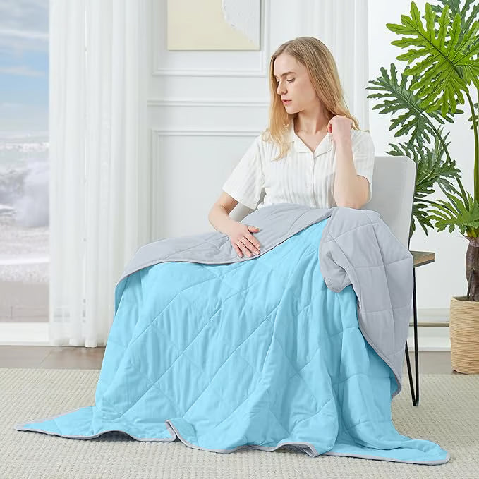 📢📢40% OFF !! ⏰Breathable Printed Washable Summer Cooling Comforter💤