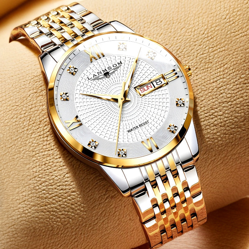 🎄Christmas Sale 60% OFF🔥Men's Stainless Steel Waterproof Business Watch