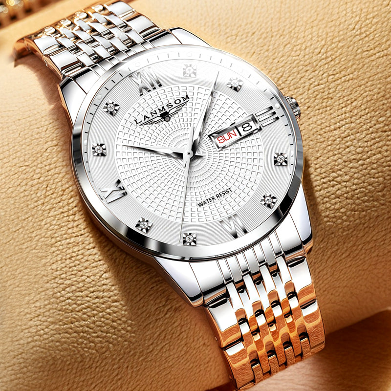 🎄Christmas Sale 60% OFF🔥Men's Stainless Steel Waterproof Business Watch