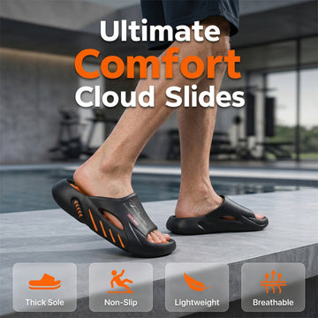 🥳SUMMER HOT SALE🥳💞50K+ SOLD!💥50% OFF! 🔥Non-Slip Thick Sole Cloud Slides for Men