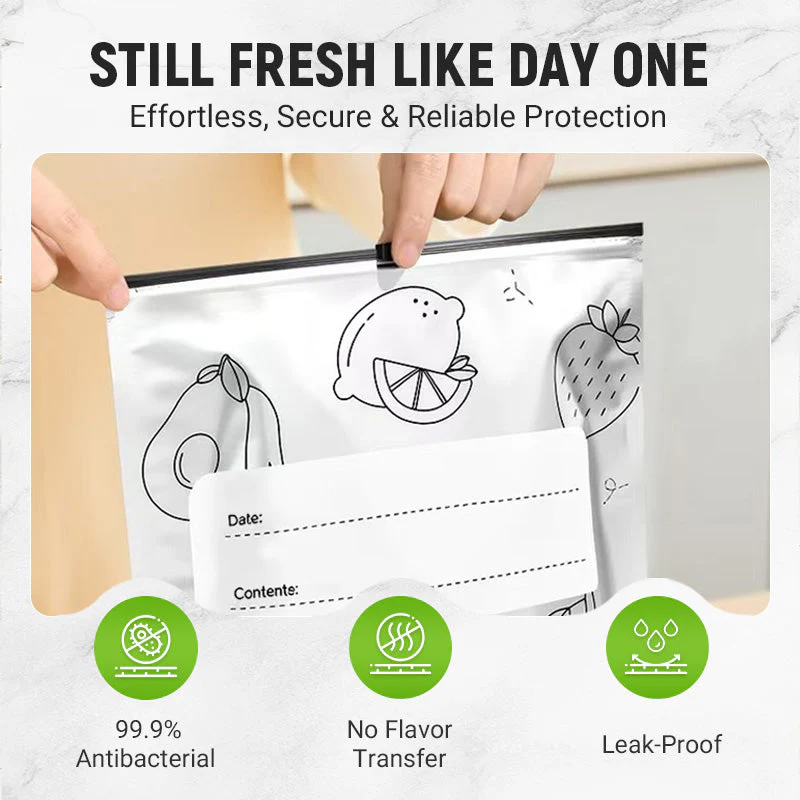 📢60% OFF NOW!!!🔥🍗 Reusable Aluminum Foil Sealable Storage Bags🥦