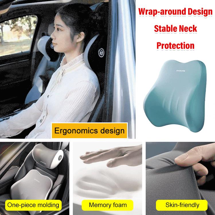 📢📢40% OFF !! ⏰Car Headrest Neck and Waist Pillow🚗🛋️