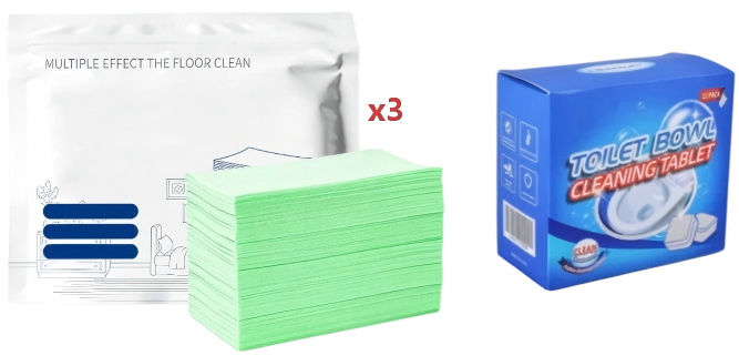 📢📢55% OFF !! ⏰Water-Soluble Floor Cleaning Sheets