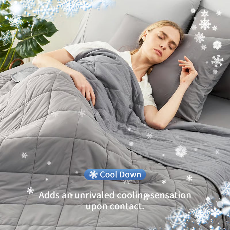 ❄️Hot Summer Sale 40% Off🧊Breathable Printed Washable Summer Cooling Comforter💤