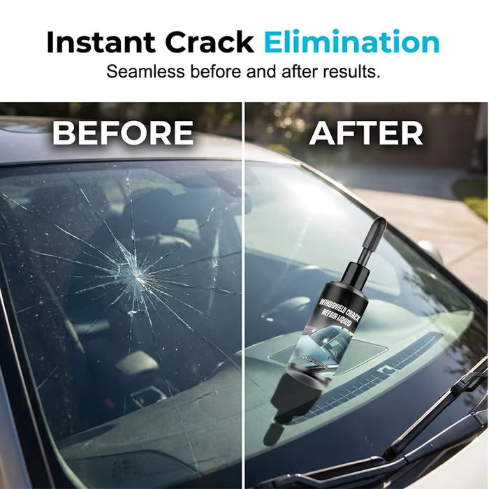 Windshield crack? DIY fix in minutes. UV resin kit that actually works. (FREE SHIPPING)