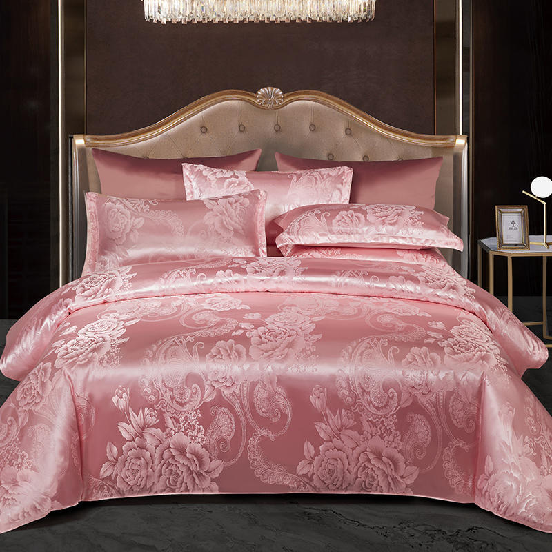Luxury Satin Jacquard Bedding 4-piece-Set