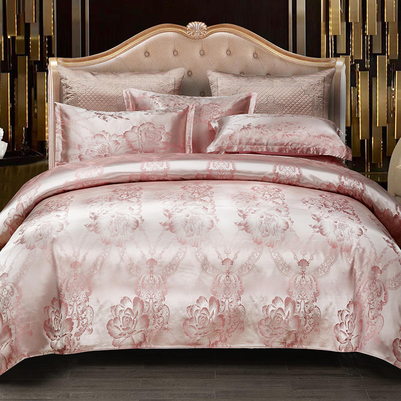 Luxury Satin Jacquard Bedding 4-piece-Set