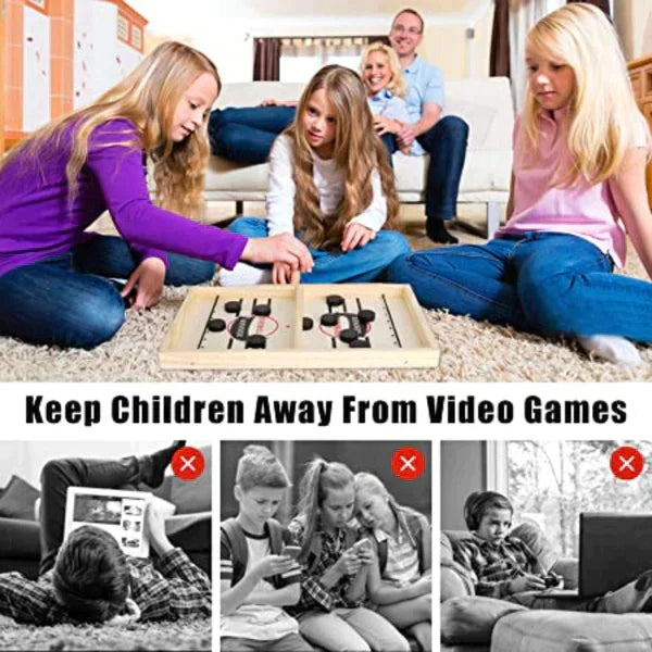 🎅Christmas Hot Sale🔥Best Interactive Game Ever - Fast Sling Puck Game