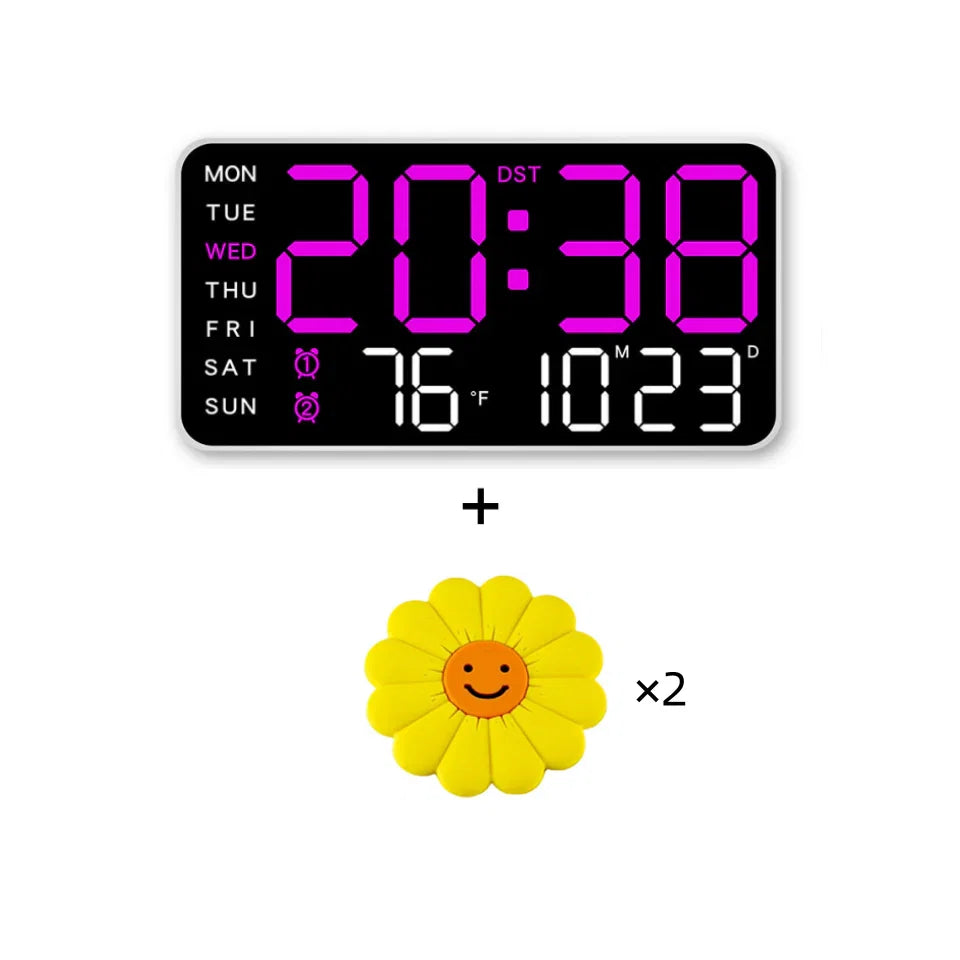 📢📢50% OFF !! ⏰Multifunctional decorative LED digital wall clock，The limitless digital clock for the modern UK home