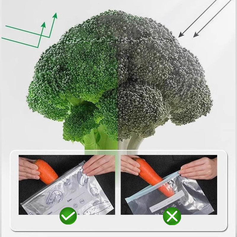 📢60% OFF NOW!!!🔥🍗 Reusable Aluminum Foil Sealable Storage Bags🥦