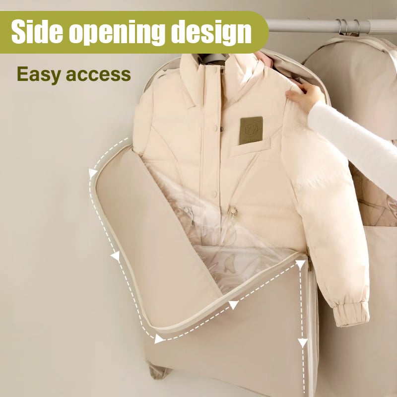 🧥 50% OFF NOW! 🧳 Space Saving Hanging Garment Bag with Self-Compression Zipper – Wrinkle-Free, Dust-Proof & Travel Essential ✈️