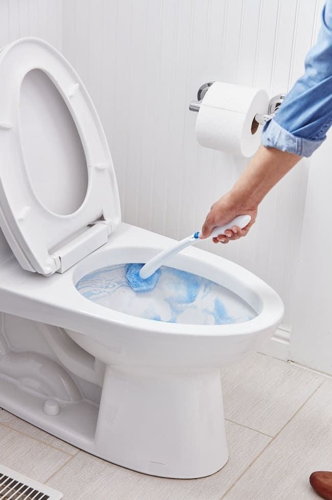 Disposable Toilet Brush Wall-mounted Toilet Cleaner Replacement Head Cleaning Tool Toilet Brush WC Kit Bathroom Accessories