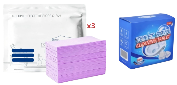 📢📢55% OFF !! ⏰Water-Soluble Floor Cleaning Sheets