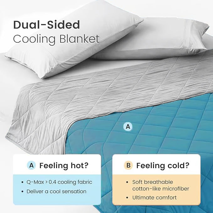 📢📢40% OFF !! ⏰Breathable Printed Washable Summer Cooling Comforter💤