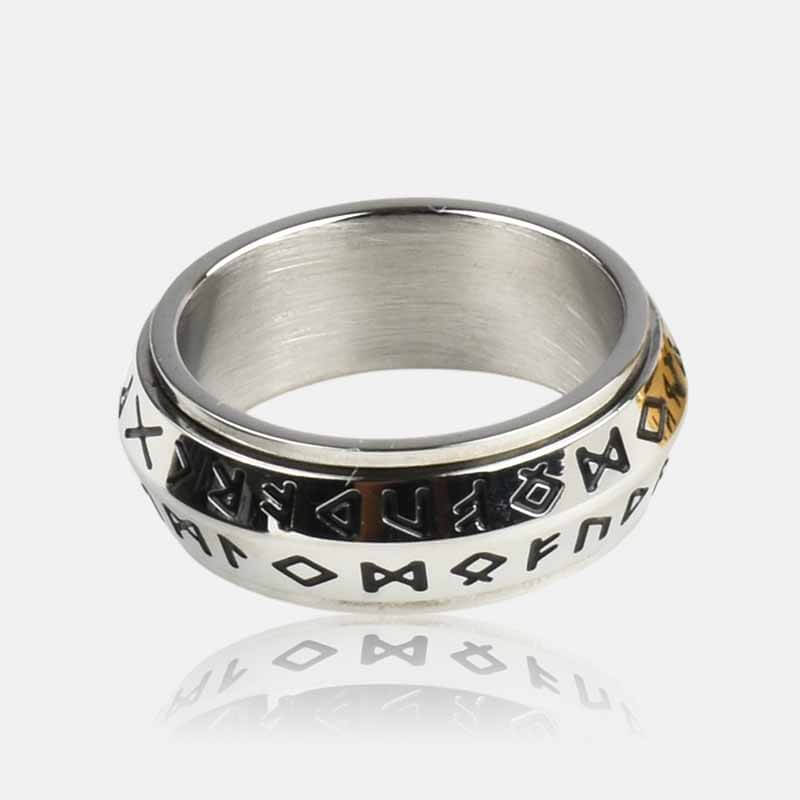 🎄Christmas Sale 60% OFF🔥Viking Rune Rotating Ring💍