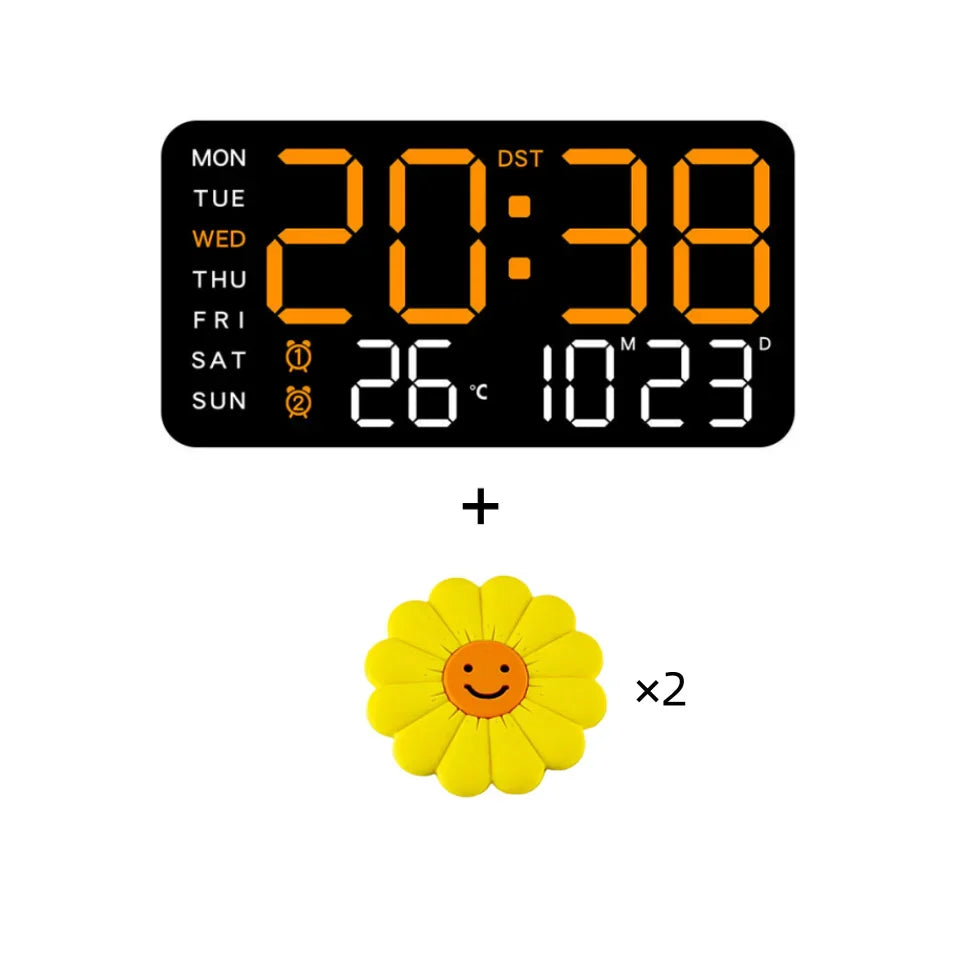 📢📢50% OFF !! ⏰Multifunctional decorative LED digital wall clock，The limitless digital clock for the modern UK home