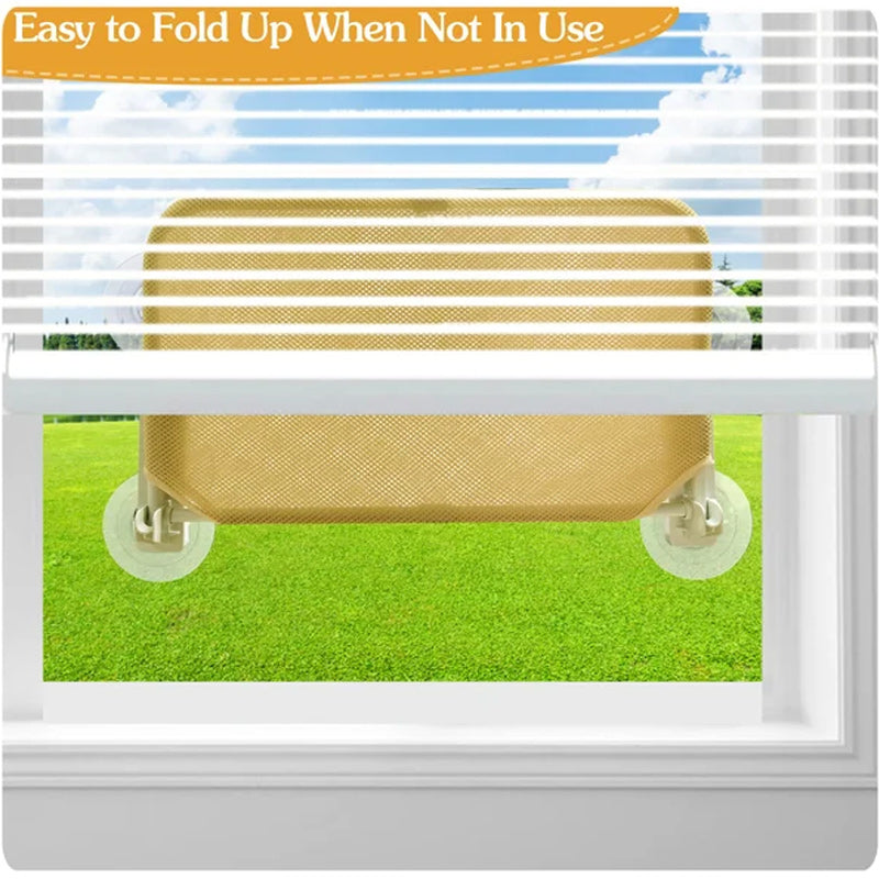 Foldable Balcony Cat Hammock Cat Utensils Powerful Suction Cup Cat Hanging Window Hammock Fat Cat Cat Nest