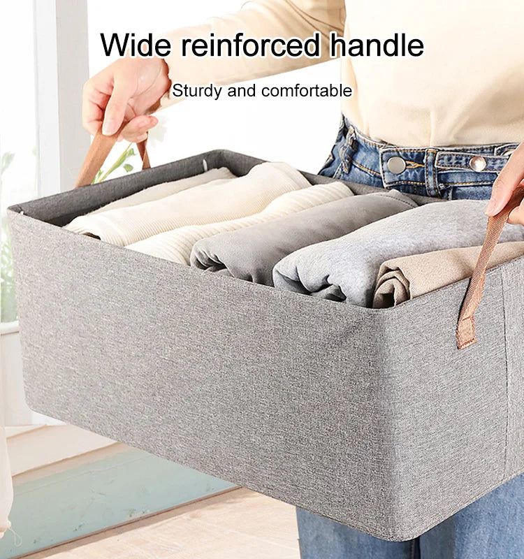 Tidying Magic Foldable Closet Storage Box [Galvanized thickened steel frame]