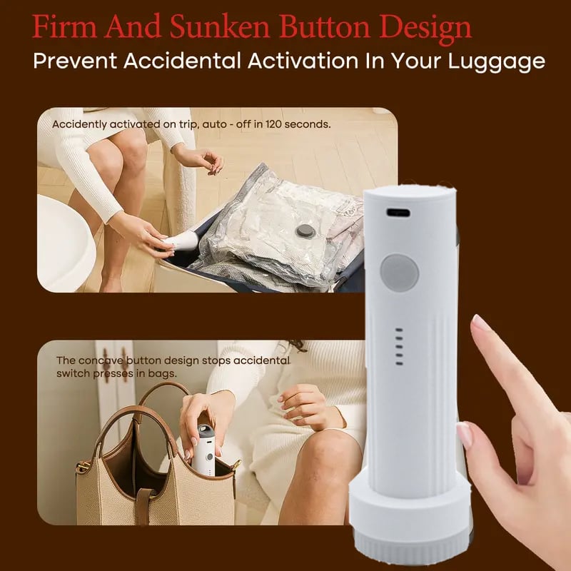 🔥NEW YEAR SALE - 50% OFF✨Cordless Travel Vacuum Storage Compression Bag Set