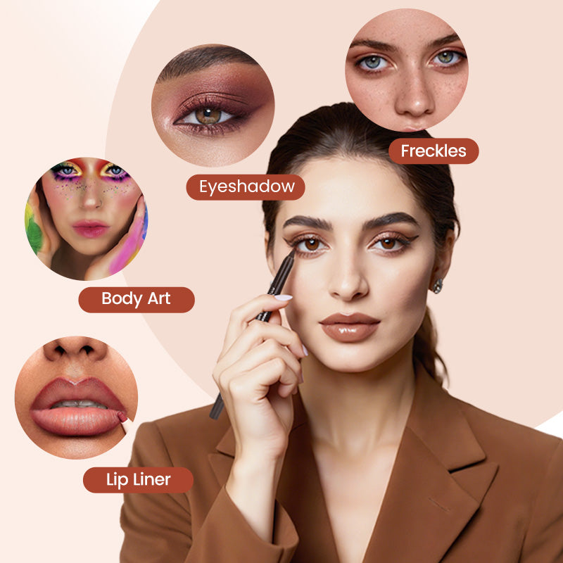 ⏳Time-Limited Special⏰14-Pack Waterproof Colored Gel Eyeliner Pencil – Metallic & Shimmer Finishes, Smudge-Proof
