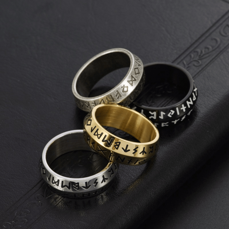 🎄Christmas Sale 60% OFF🔥Viking Rune Rotating Ring💍