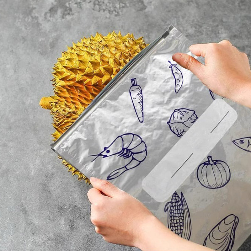 📢60% OFF NOW!!!🔥🍗 Reusable Aluminum Foil Sealable Storage Bags🥦