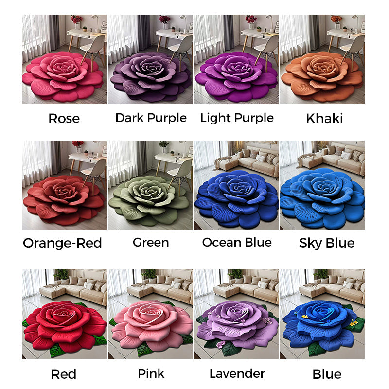 🏠2025 New Product🔥Floral Plush & Diatomaceous Earth Floor Mat