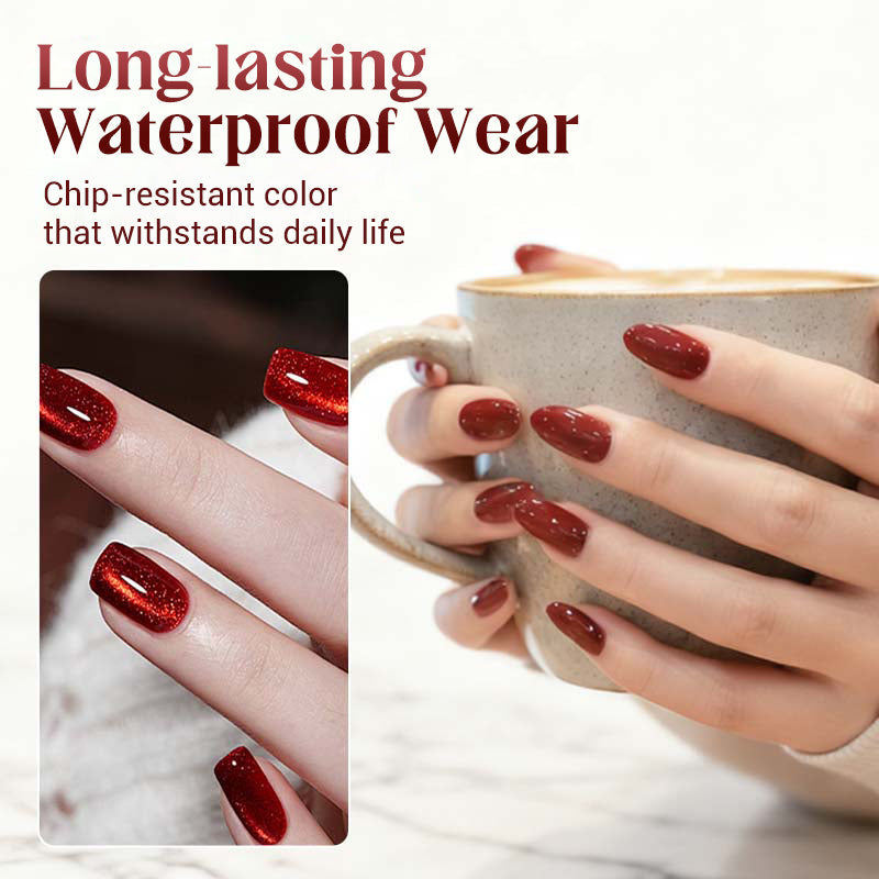 Sparkling Cat-Eye Gel Polish