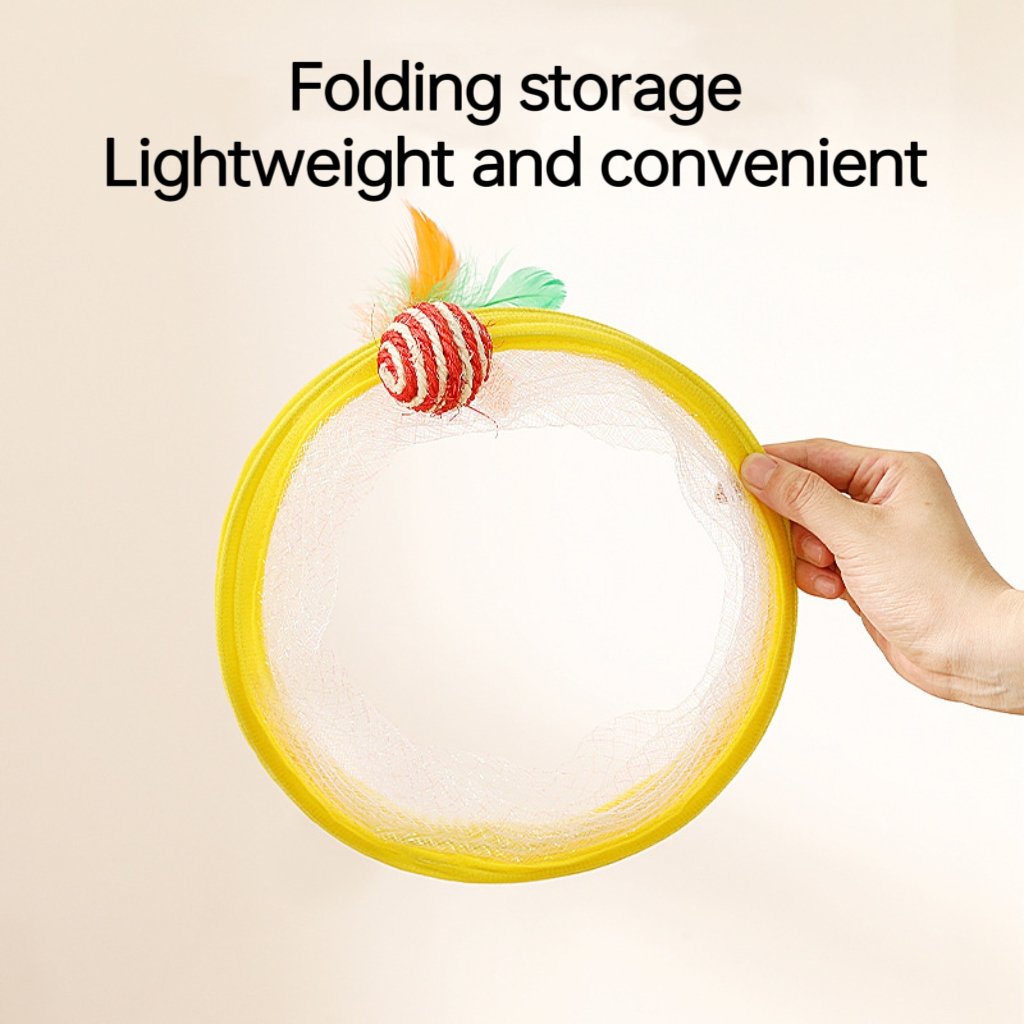 🐱 LIMITED-TIME 50% OFF! 💥 CattyCoil Safe Toy – S-Type Tunnel, Hunt Instinct, Endless Fun ✨