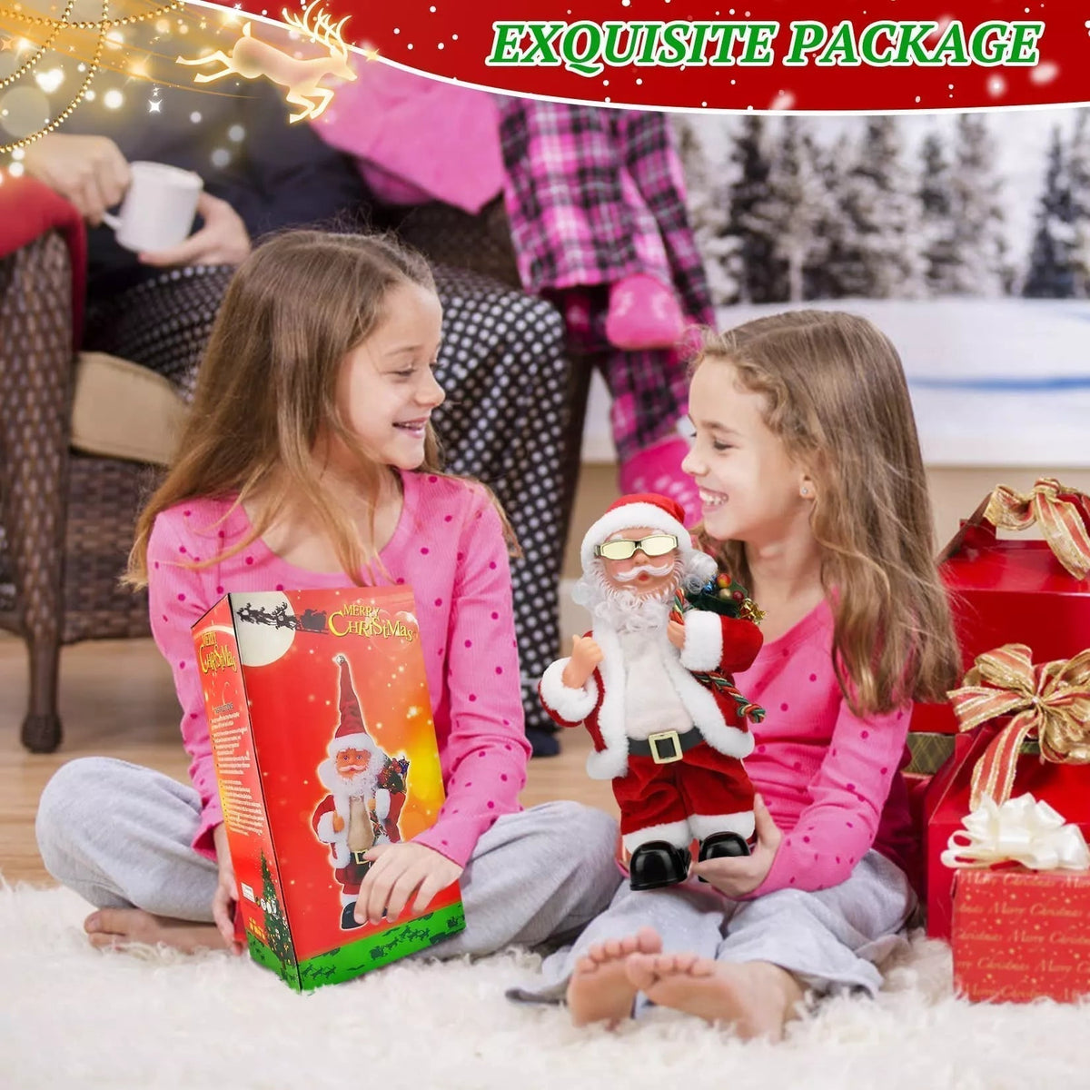 🎄Christmas Sale 50% OFF🔥Electric Dancing Music Santa Claus