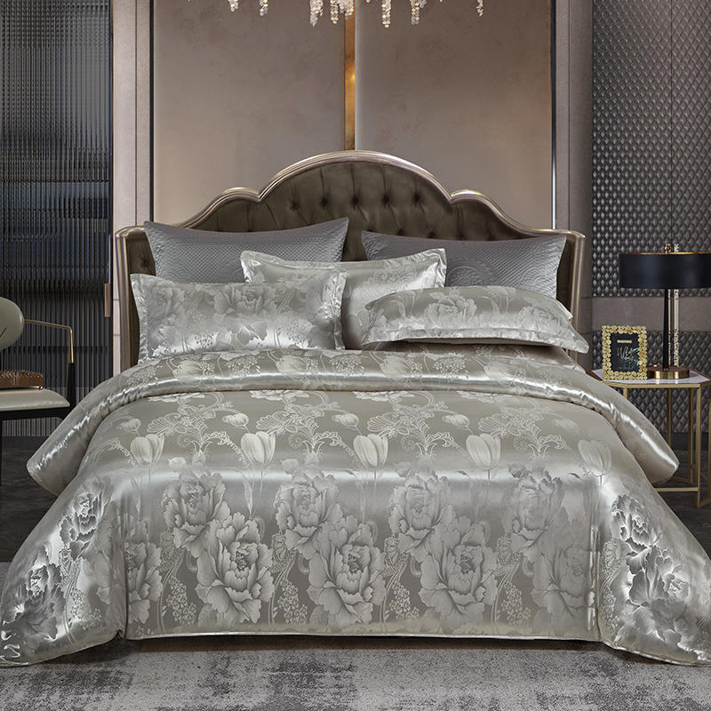 Luxury Satin Jacquard Bedding 4-piece-Set