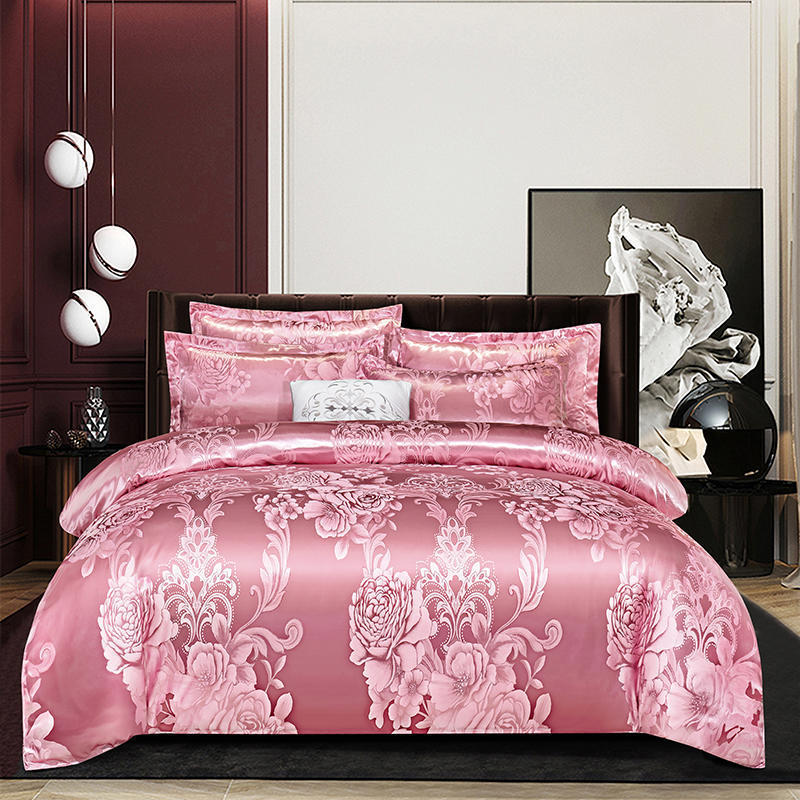 Luxury Satin Jacquard Bedding 4-piece-Set