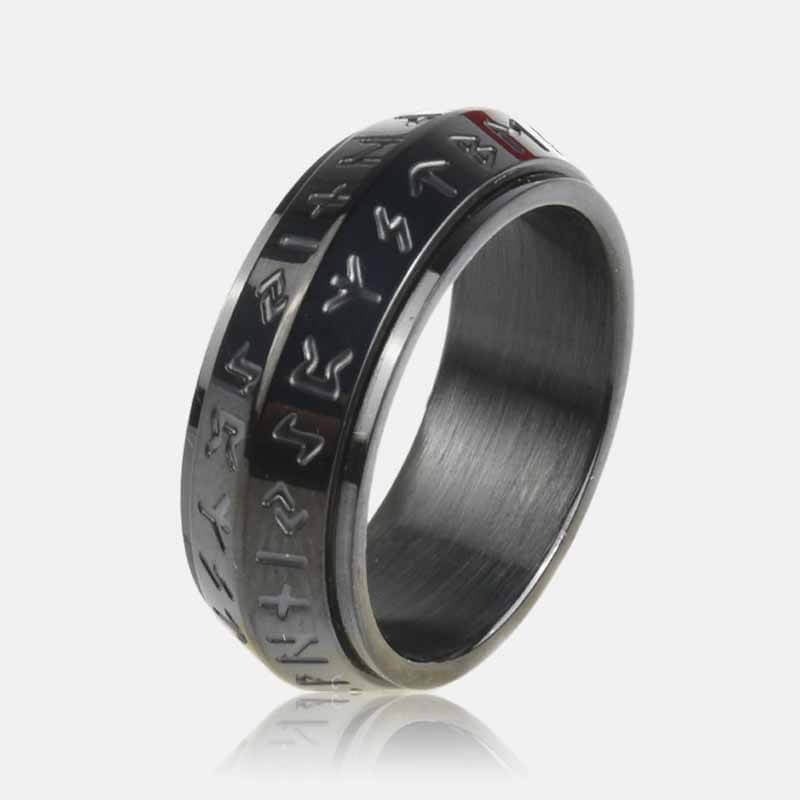 🎄Christmas Sale 60% OFF🔥Viking Rune Rotating Ring💍