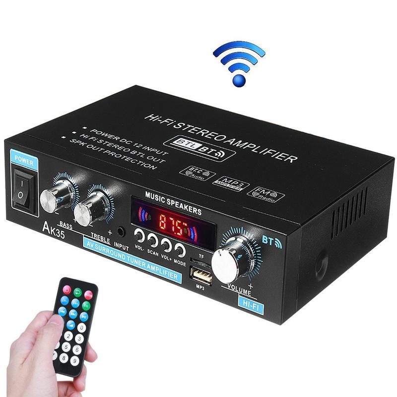 📢📢30% OFF !! ⏰AK35 Stereo Amplifier Home Audio Bluetooth 5.0 Max