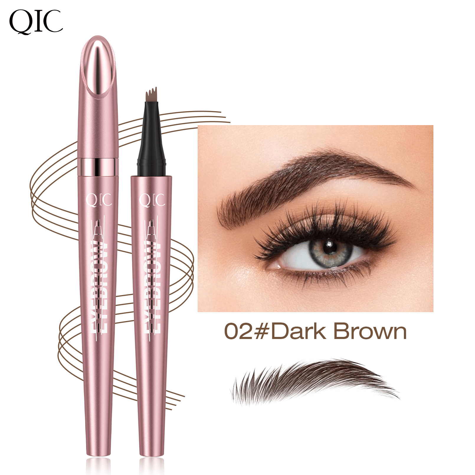 ⏰LAST DAY - BUY 1 GET 1 FREE!!💝Waterproof Micro-Fork Eyebrow Pencil