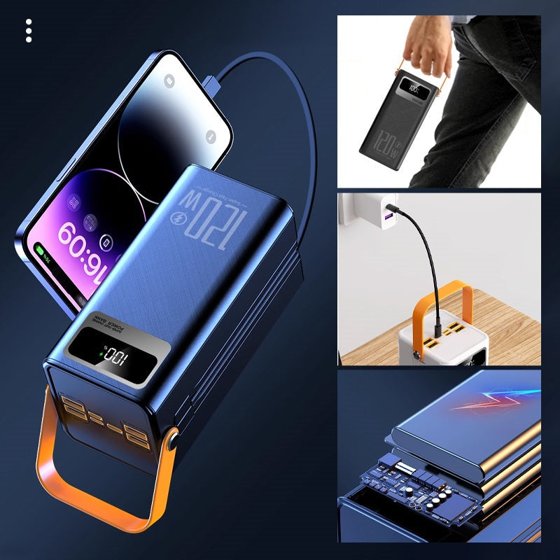 ⛺Outdoor Portable Fast Charging Power Bank with LED Light