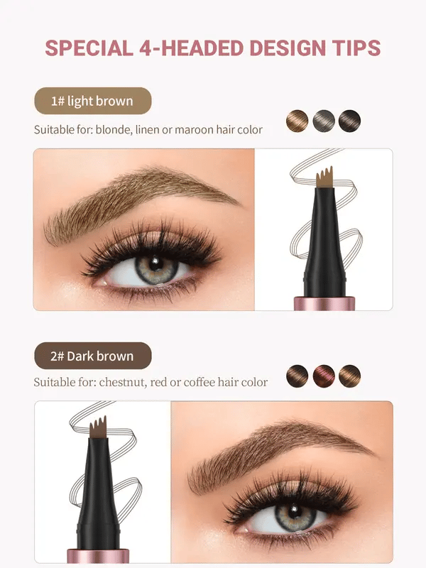 ⏰LAST DAY - BUY 1 GET 1 FREE!!💝Waterproof Micro-Fork Eyebrow Pencil