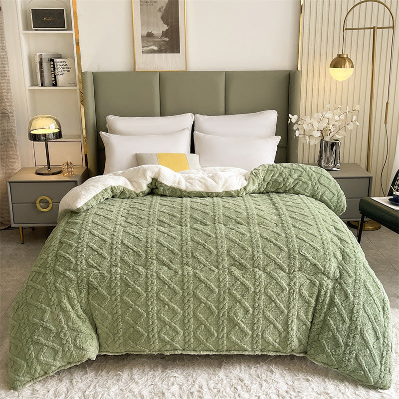 Thickened Super Soft Warm Plush Winter Quilt