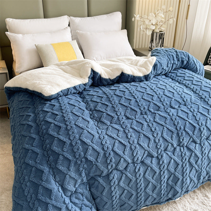 Thickened Super Soft Warm Plush Winter Quilt