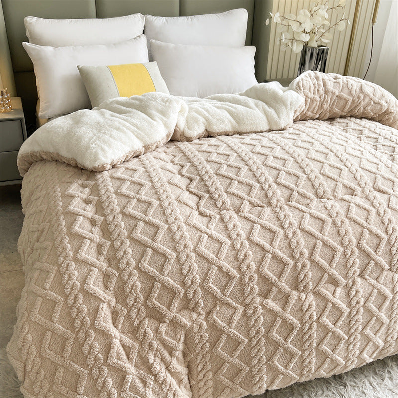 Thickened Super Soft Warm Plush Winter Quilt