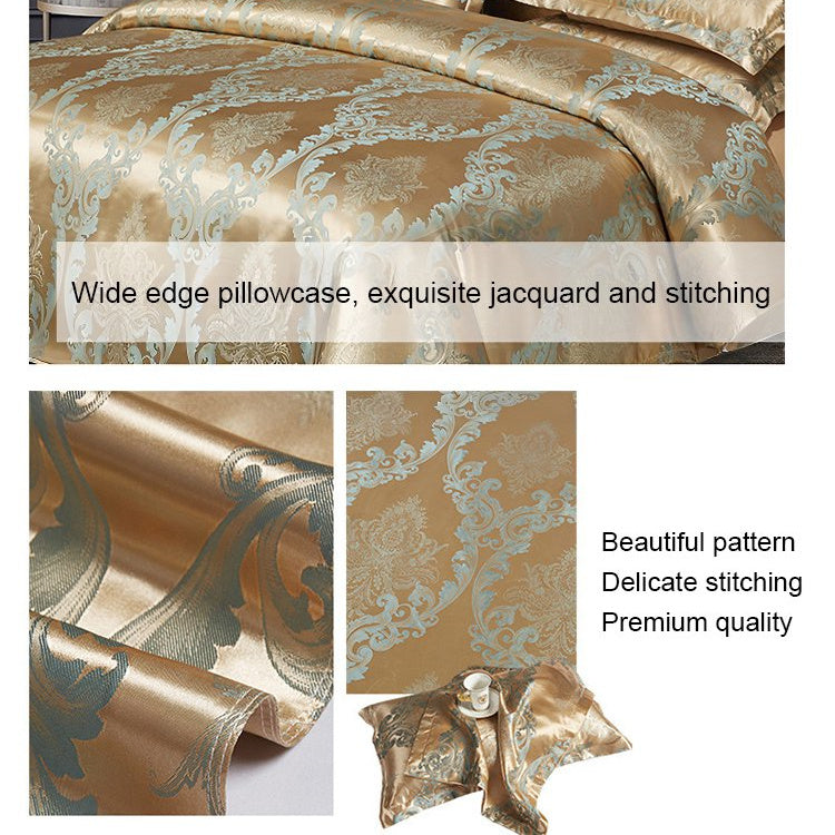 Luxury Satin Jacquard Bedding 4-piece-Set