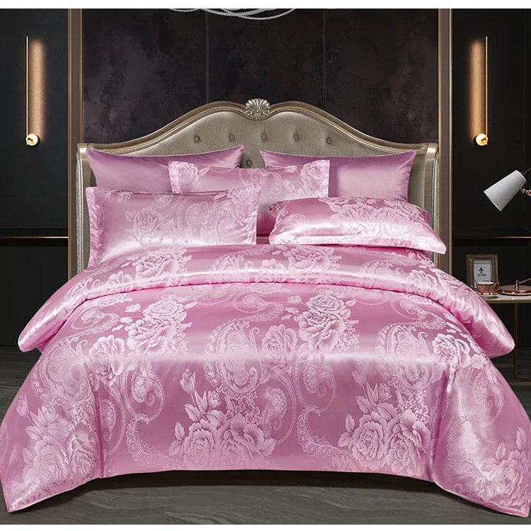 Luxury Satin Jacquard Bedding 4-piece-Set