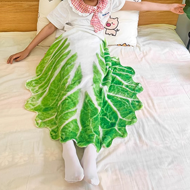 [Interesting Gift] Baby Swaddle Cabbage Blanket