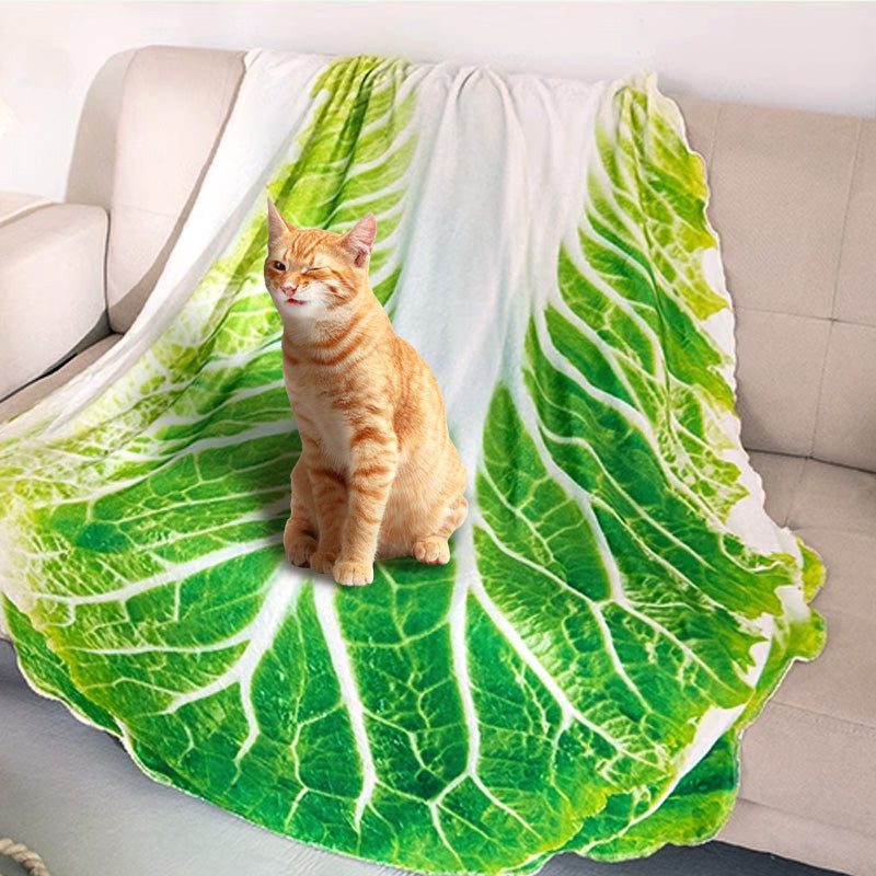 [Interesting Gift] Baby Swaddle Cabbage Blanket
